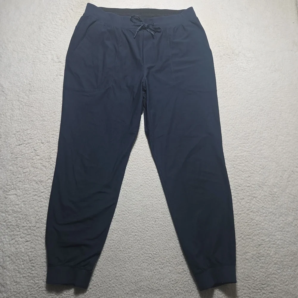 Lululemon ABC Jogger Pants Men's Size XL Pull On Drawstring True Navy Stretch